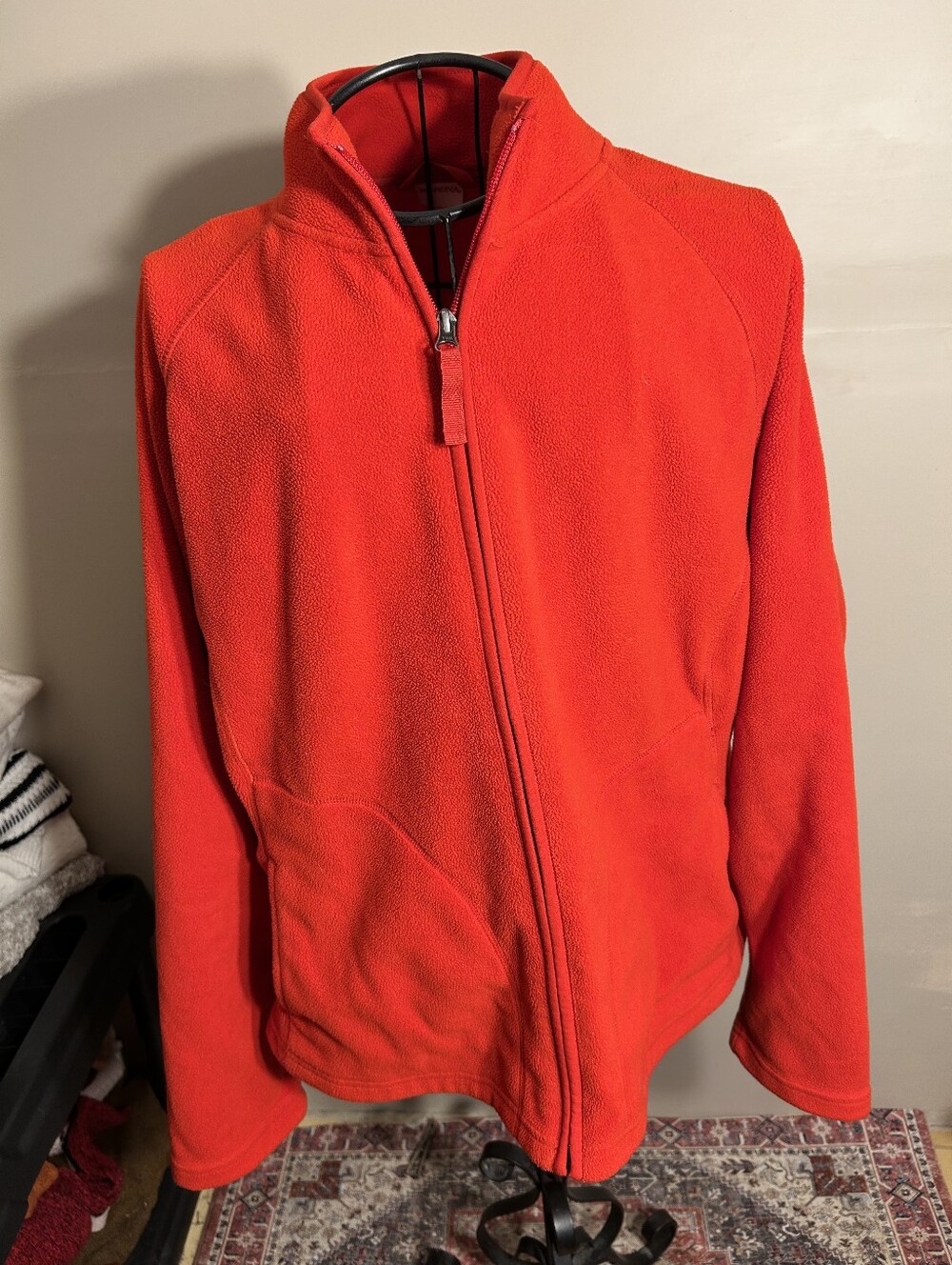 size xxl sweatshirt red shirt soft fleece gorpcore 2x 2 x coat jacket